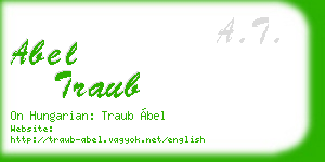 abel traub business card